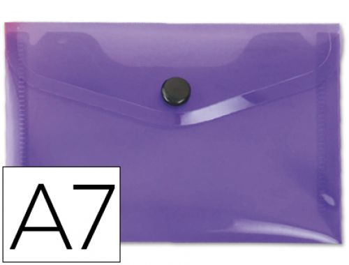 Bolsa porta documentos liderpapel com mola din a7 violeta , Liderpapel , 32851 , 4710581442262